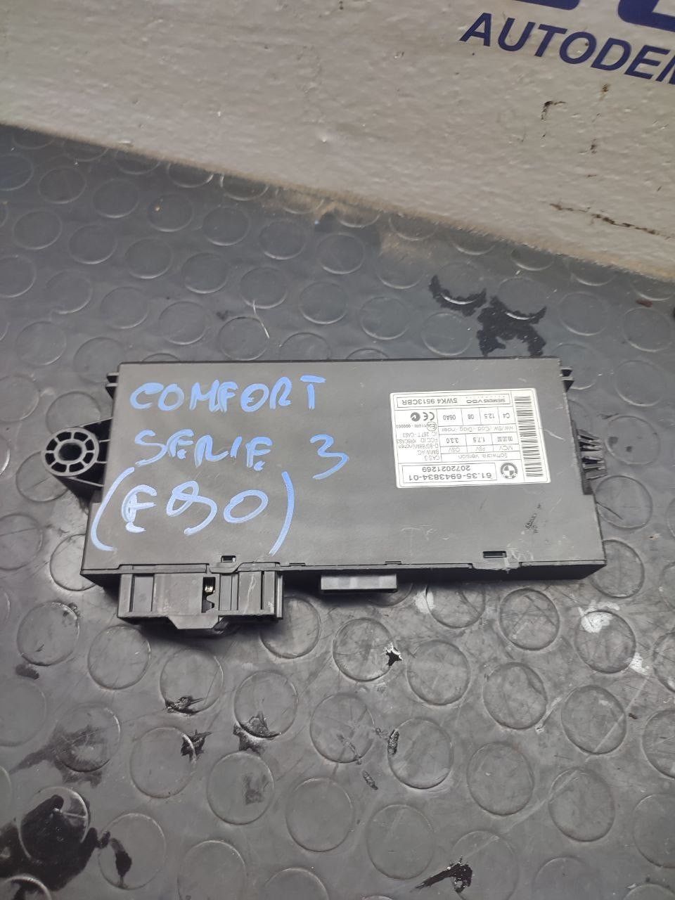 Centralina Comfort BMW SERIE 3 (E90) benz cod: 61.35-6943834-01