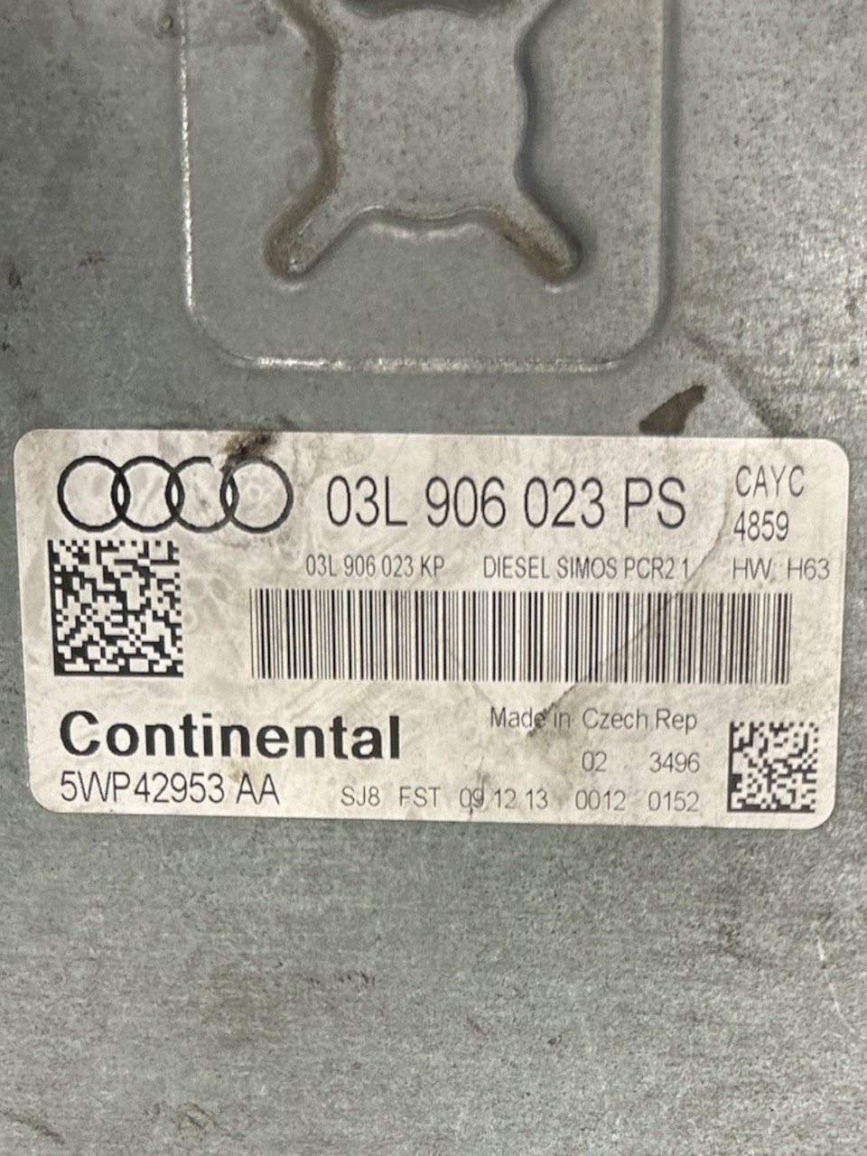 Centralina ECU Motore Audi A1 (8X) 1.6 Diesel (2010 > 2017) cod.03L906023PS