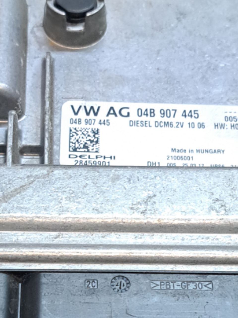 Centralina Ecu Motore Audi A1 8X / Volkswagen / Seat / Skoda 1.4 TDI (2010-2018) COD:04B907445