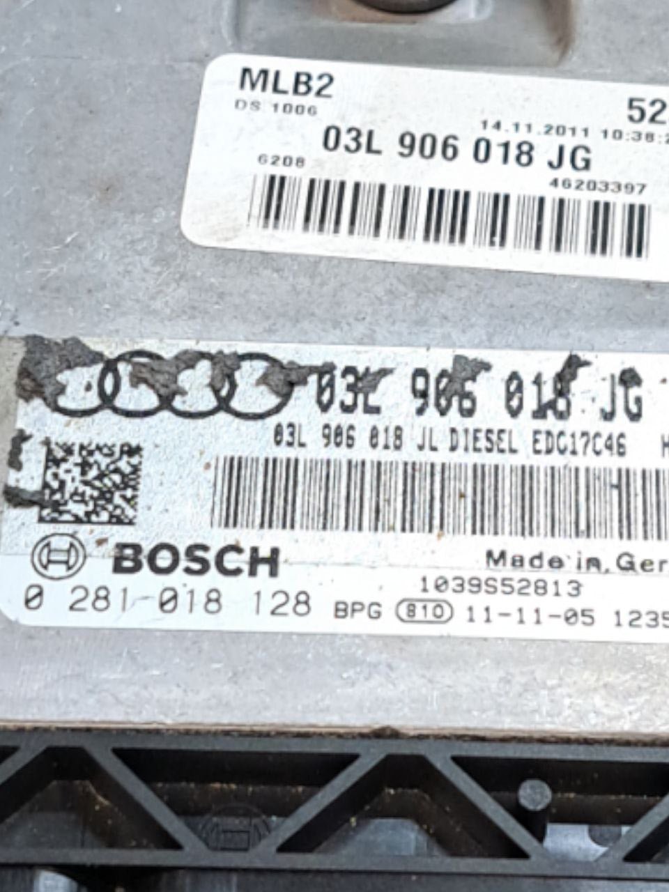 Centralina ECU Motore Audi A5 2.0 diesel (2012) COD:03L906018JG