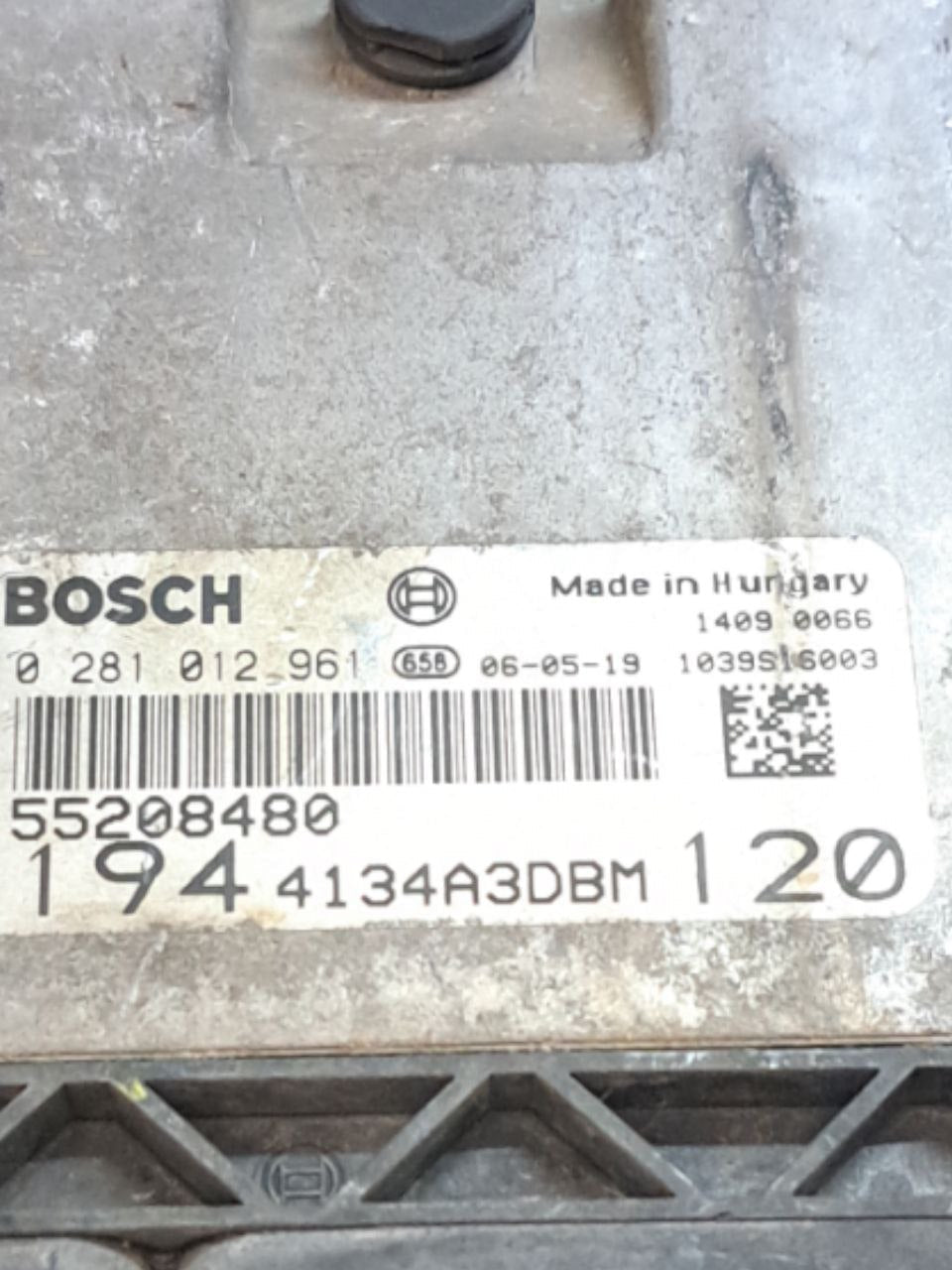 Centralina Ecu Motore Fiat Croma 1.9 (2005-2010) COD:55208480-0281012961