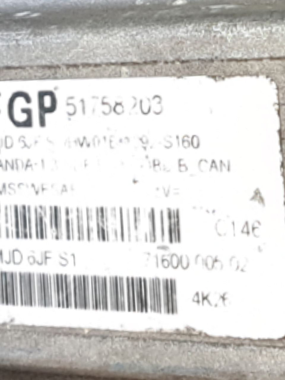 Centralina Ecu Motore Fiat Panda 169 1.3 Diesel (2003-2011) COD:51758203