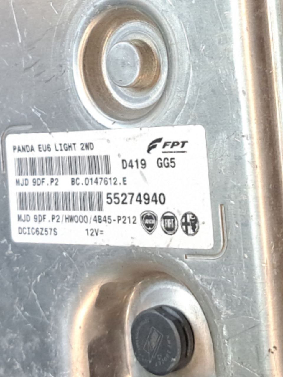 Centralina Ecu Motore Fiat Panda 312 1.3 Mjt Euro 6 (2012>) COD:55274940