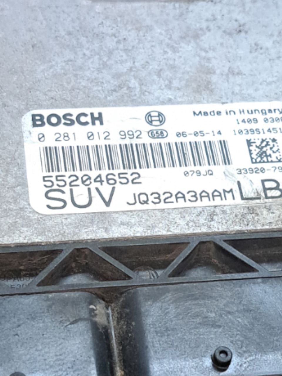 Centralina Ecu Motore Fiat Sedici / Suzuki SX4 1.9 mjultijet (2006-2009) COD:55204652