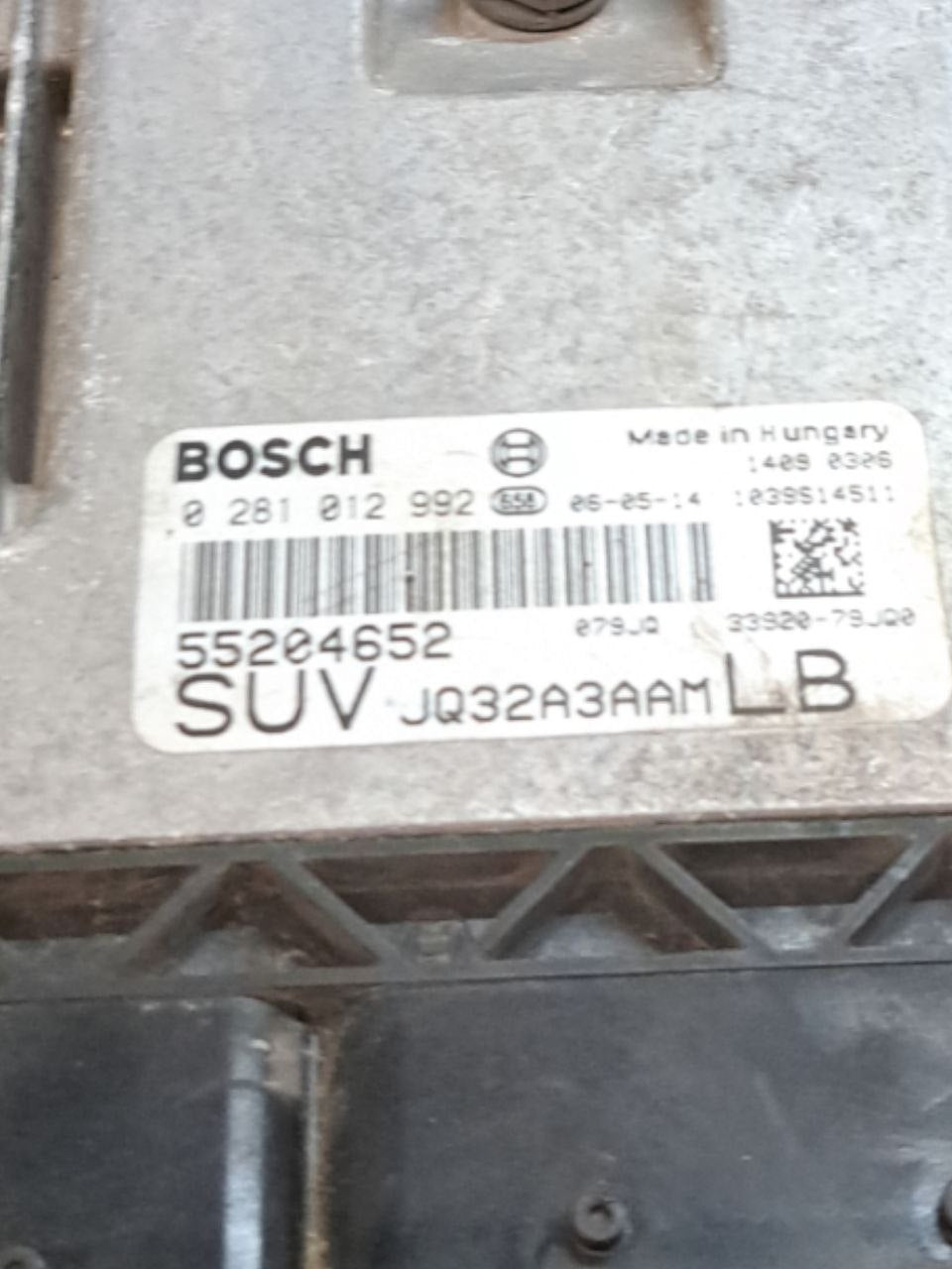 Centralina Ecu Motore Fiat Sedici / Suzuki SX4 1.9 mjultijet (2006-2009) COD:55204652