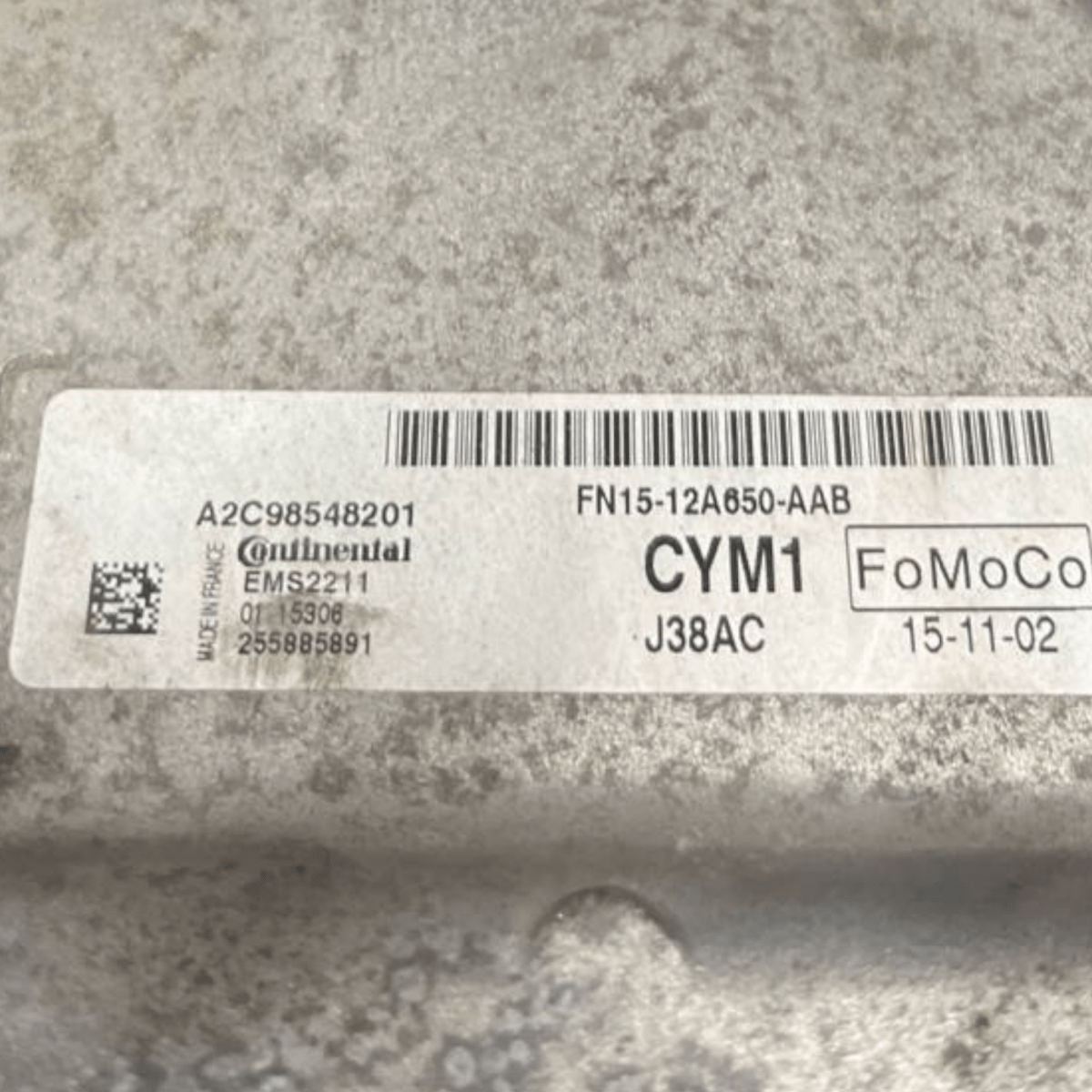 Centralina Ecu Motore Ford Ecosport II 1.0 Benzina (2012 al 2022) cod: FN15-12A650-AAB