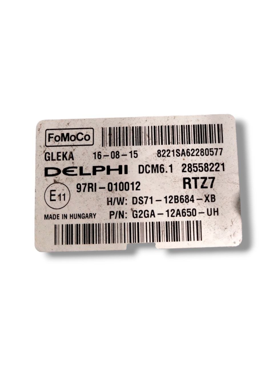 Centralina Ecu motore Ford Edge 2.0 diesel (2015>) cod.G2GA-12A650-UH/ DS71-12B684-XB