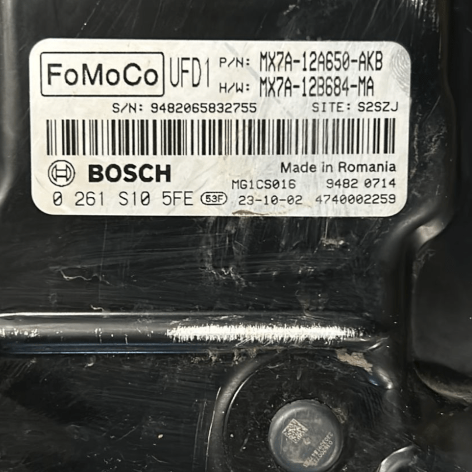 Centralina ECU Motore Ford Focus 1.0 Benzina / Hybrid cod:MX7A-12A650-AKB (2018 >)