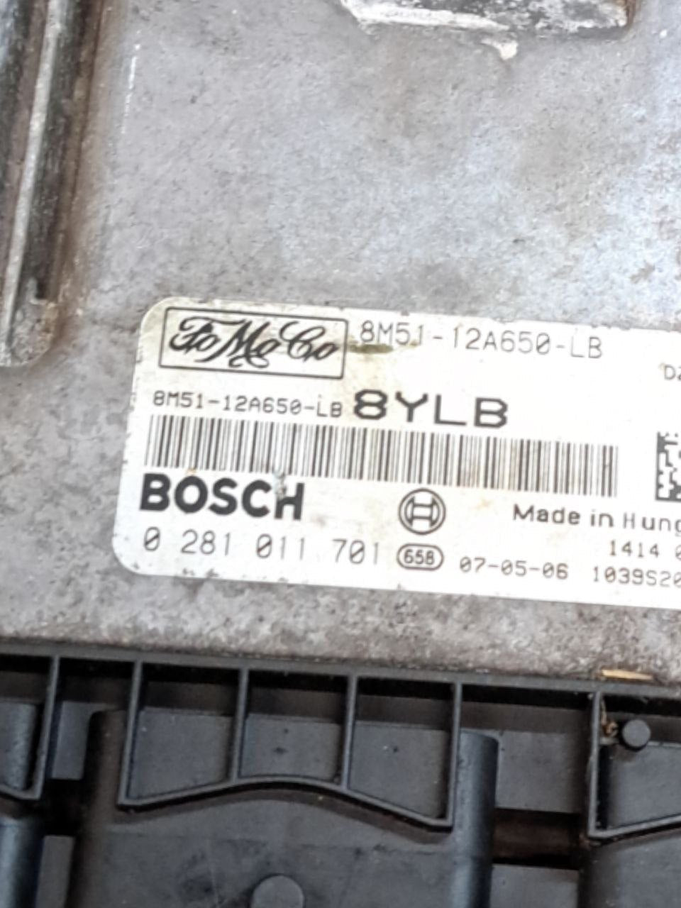 Centralina ECU Motore Ford Focus 1.6 Diesel (2006) COD:8M51-12A650-LB