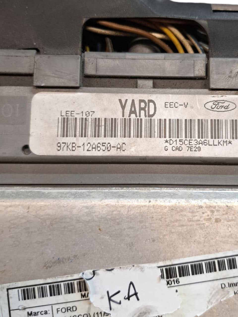 Centralina Ecu Motore Ford Ka 1.3 benzina (2002) COD:97KB-12A650-AC