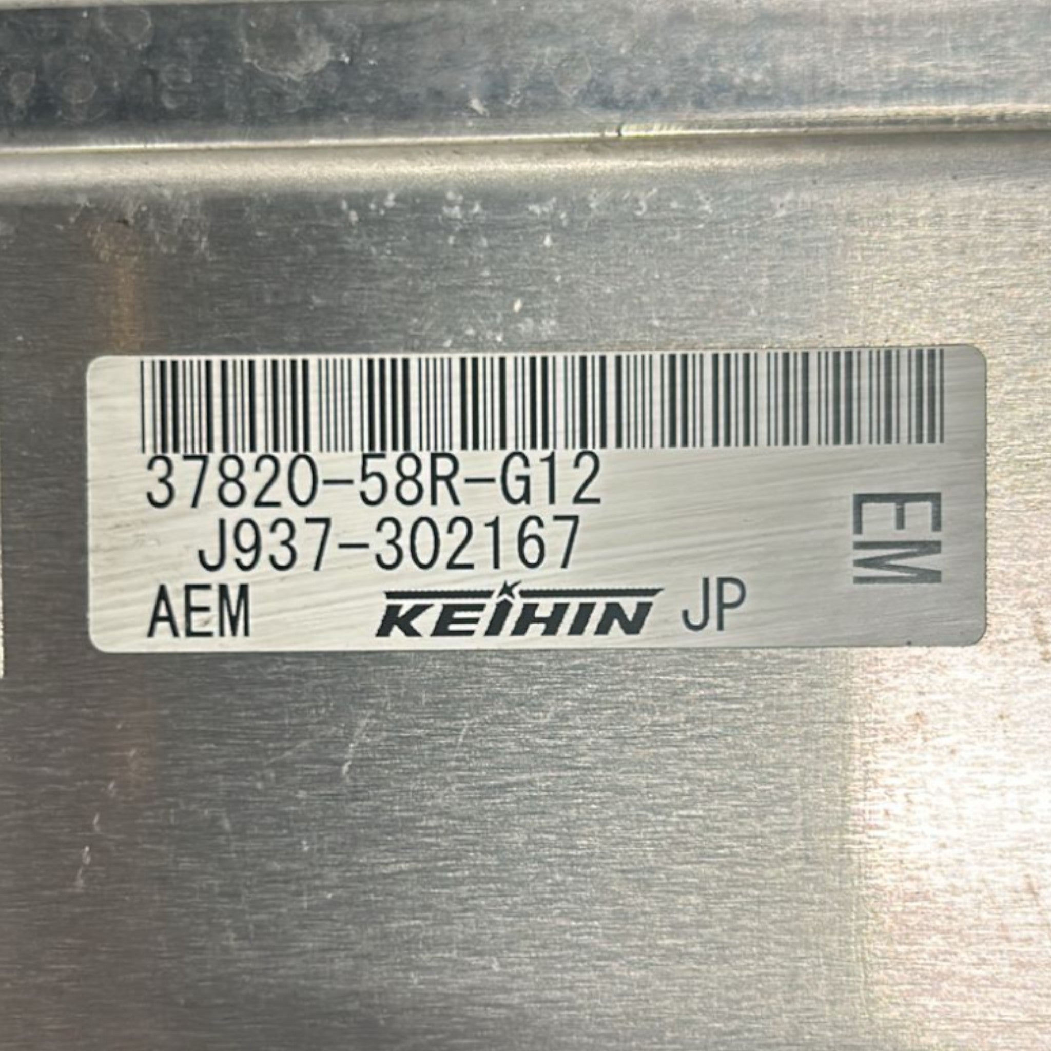 Centralina ECU Motore Honda Jazz III cod.37820-58R-G12 1.3 Benzina (Sigla Motore : L13B2) (2013 > 2019)
