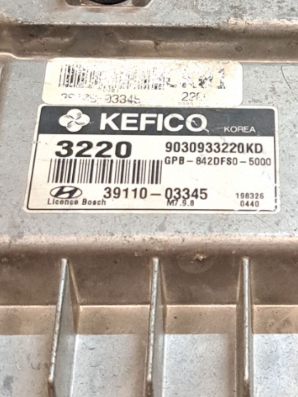 Centralina Ecu Motore Hyundai I20 1.2 benzina (2008-2012) COD:39110-03345
