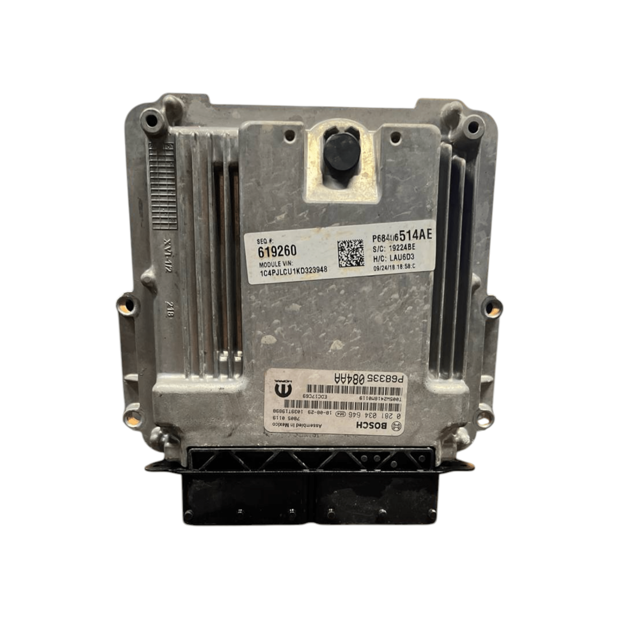 Centralina Ecu Motore Jeep Cherokee KL 2.2 Diesel (2013-2023) cod.P68234027AB / 0281034646