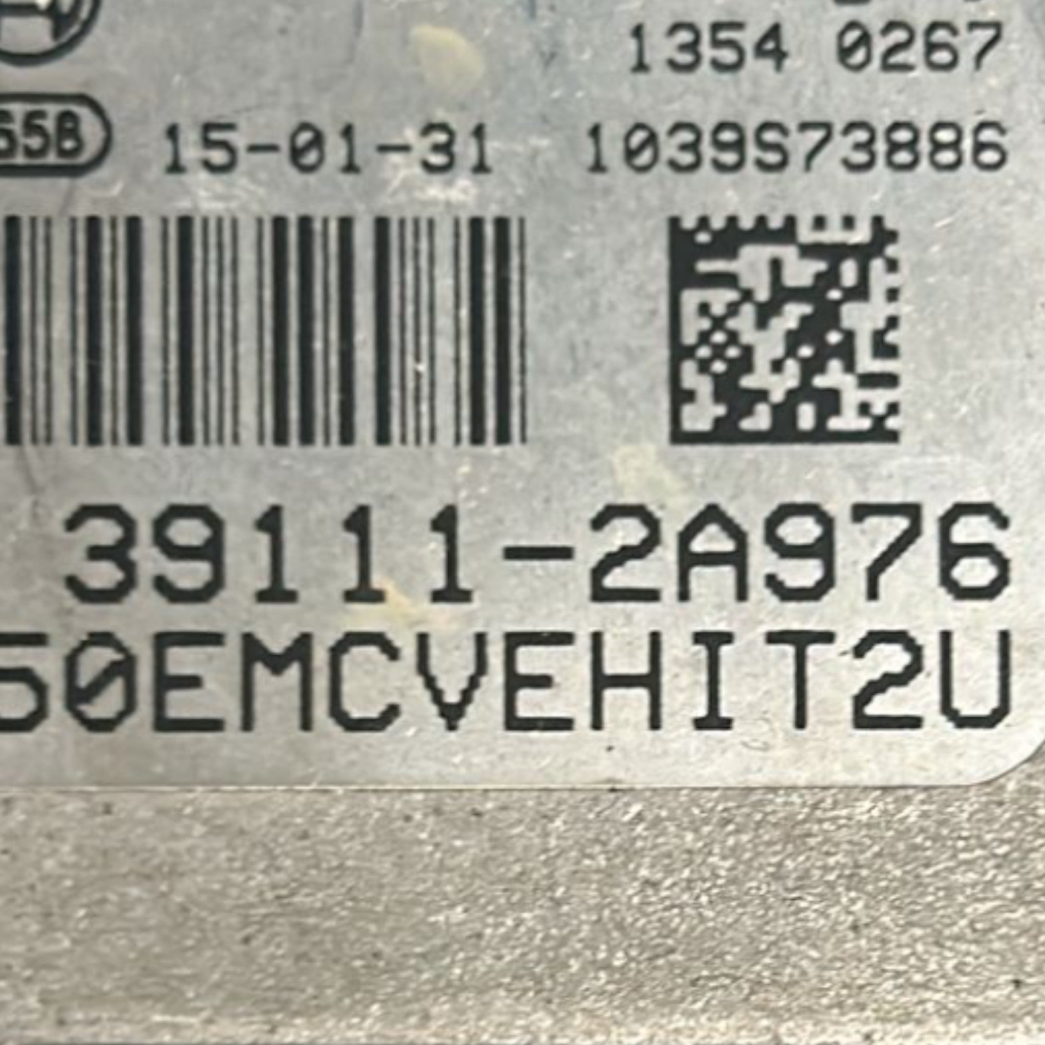 Centralina ECU Motore Kia Cee'd (EU) cod.39111-2A976 1.6 Diesel (Sigla Motore : D4FB) (2012 > 2018) cod.0281031497