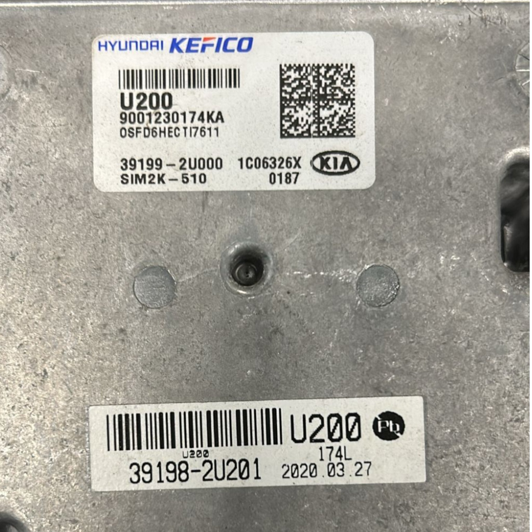 Centralina ECU Motore Kia ProCeed cod.391982U201 1.6 Diesel (2018 > ) cod.39199-2U000