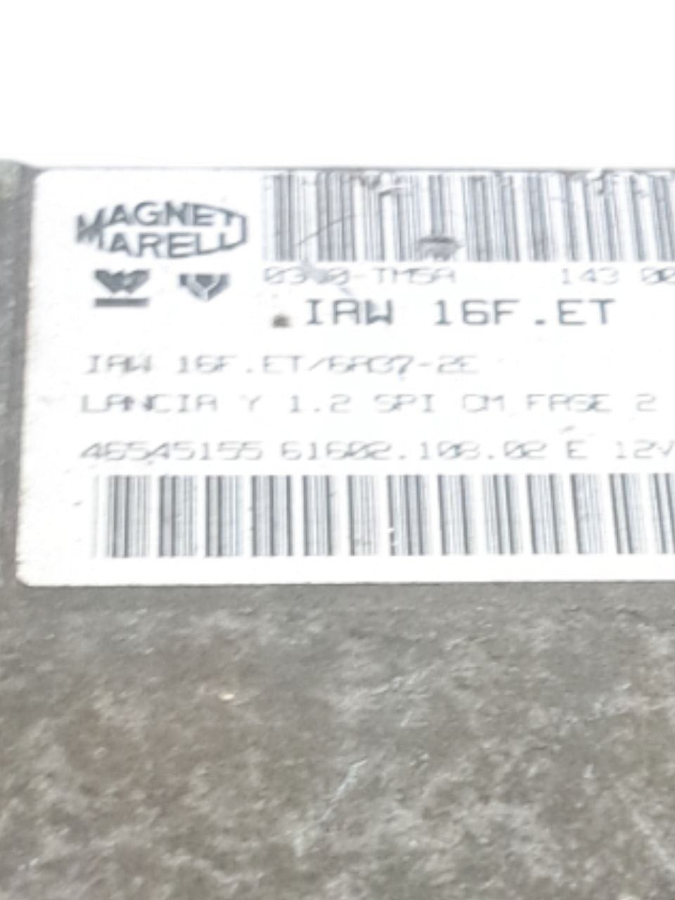 Centralina Ecu Motore Lancia Ypsilon 1.2 Benzina (2001) COD:46545155