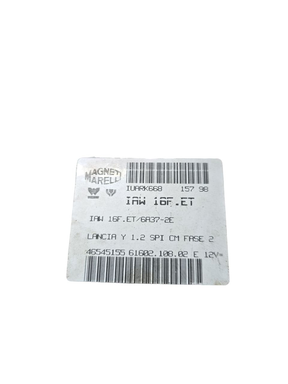 Centralina Ecu Motore Lancia Ypsilon 1.2 Benzina ( 2003 - 2011 ) Cod : 46545155