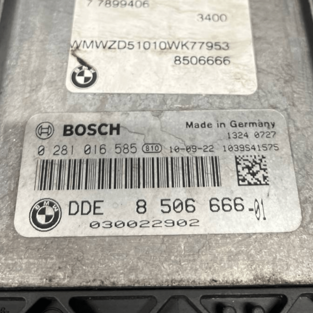Centralina Ecu Motore Mini Countryman R60 1.6 Diesel (2010 al 2016) cod: 0281016585 / cod: 8506666-01