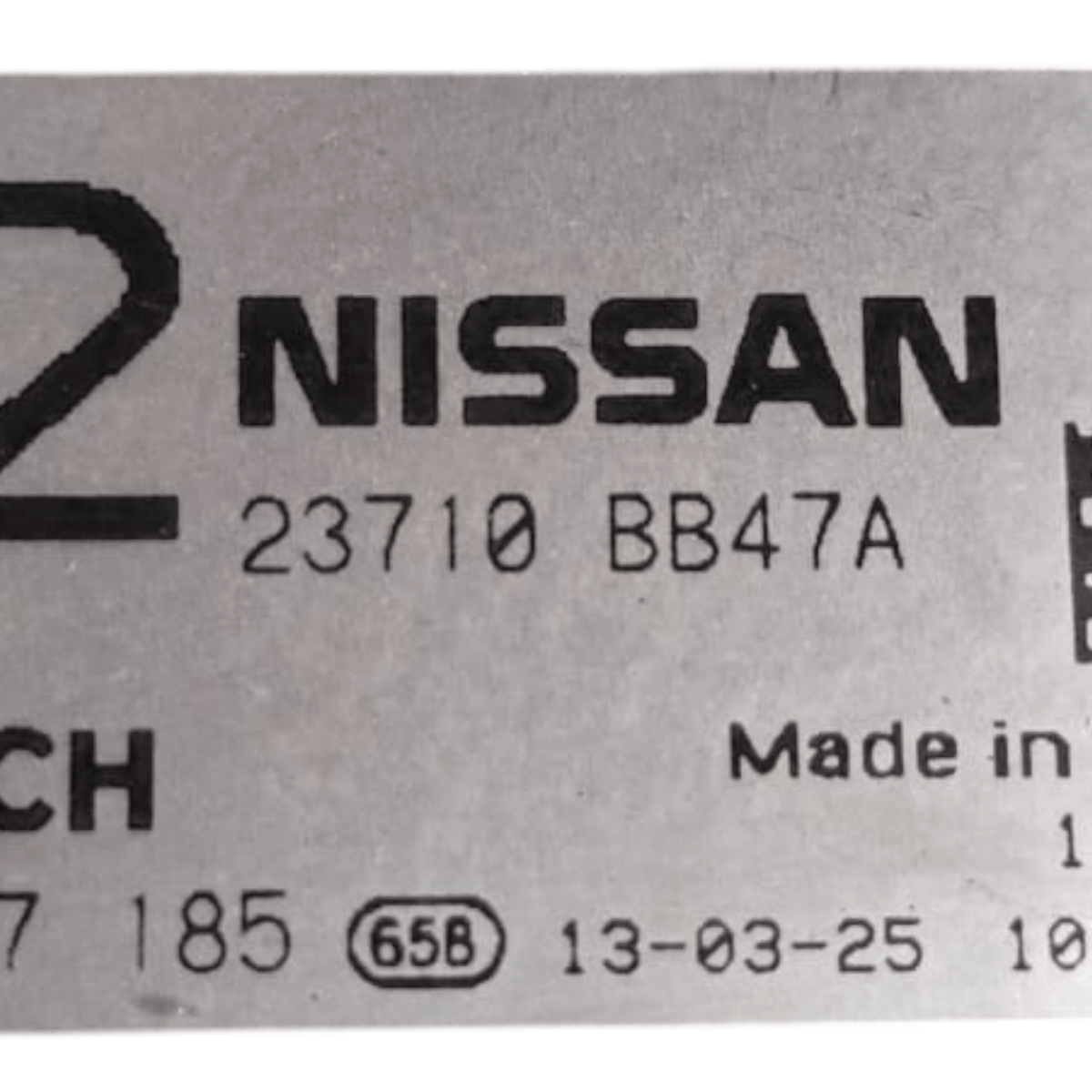 Centralina ecu motore nissan qashqai 2.0 diesel cod: 23710bb47a (2014-2021)