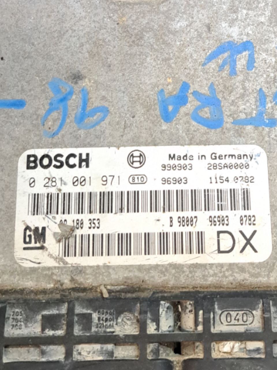 Centralina Ecu Motore Opel Astra G 2.0 Diesel (1999-2005) COD:0281001971