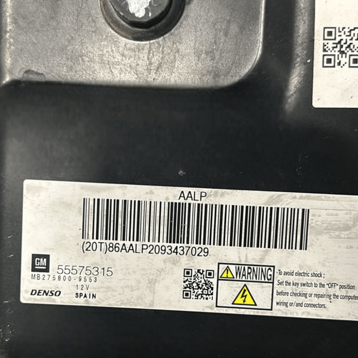 Centralina Ecu Motore Opel Astra J 1.7 Diesel cod:55575315 (2009 > 2015)