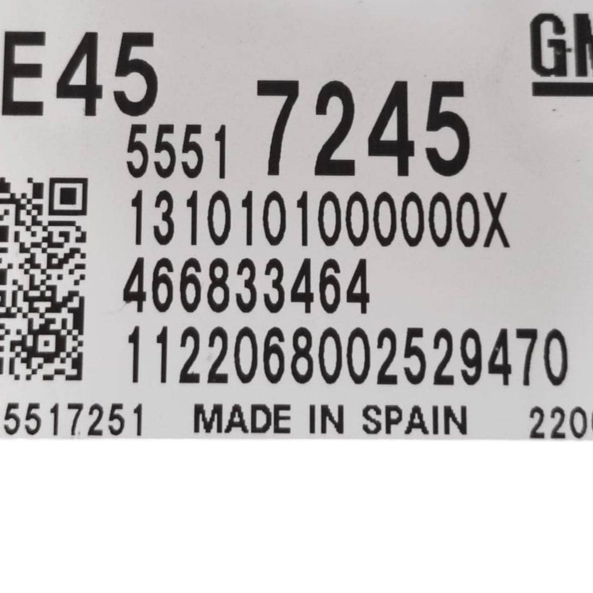 Centralina ecu motore opel astra k 1.5 diesel cod: 466833464 (2015-2021)
