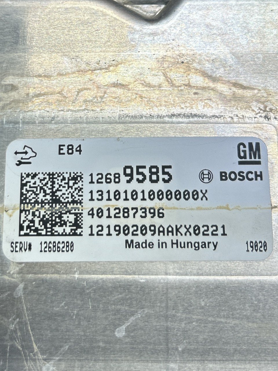 Centralina ECU Motore Opel Karl 1.0 Benzina (2015 > 2019) cod.401287396