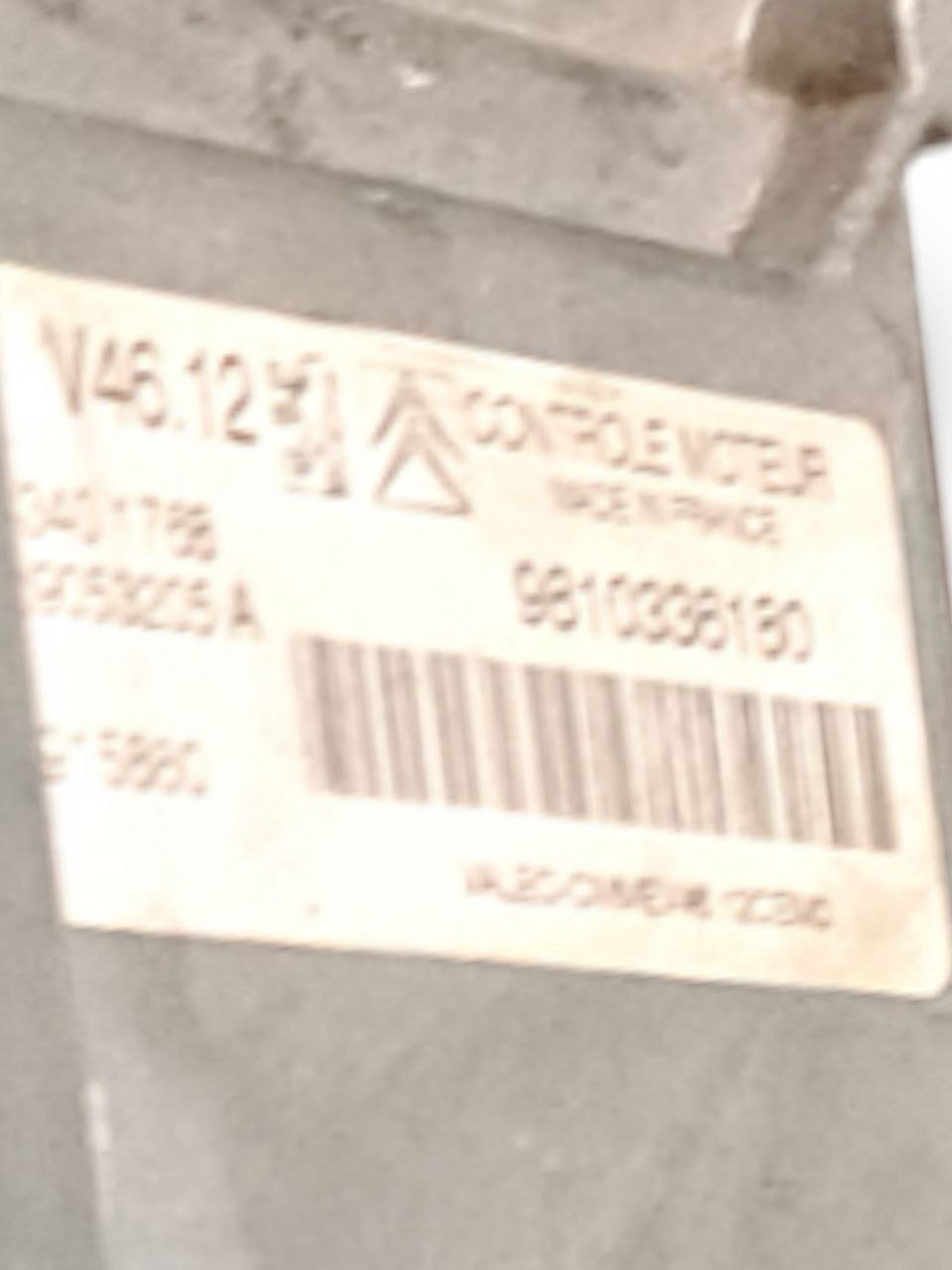 Centralina Ecu Motore Peugeot 208 / 2008 1.2 Benzina COD:9830510980 (2012-2019)