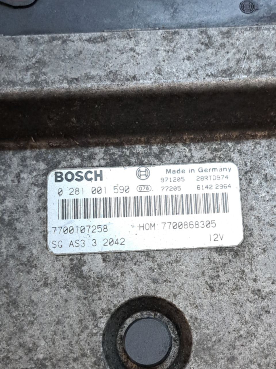 Centralina Ecu Motore Renault Espace 2.2 Diesel (1996-2002) COD:0281001590