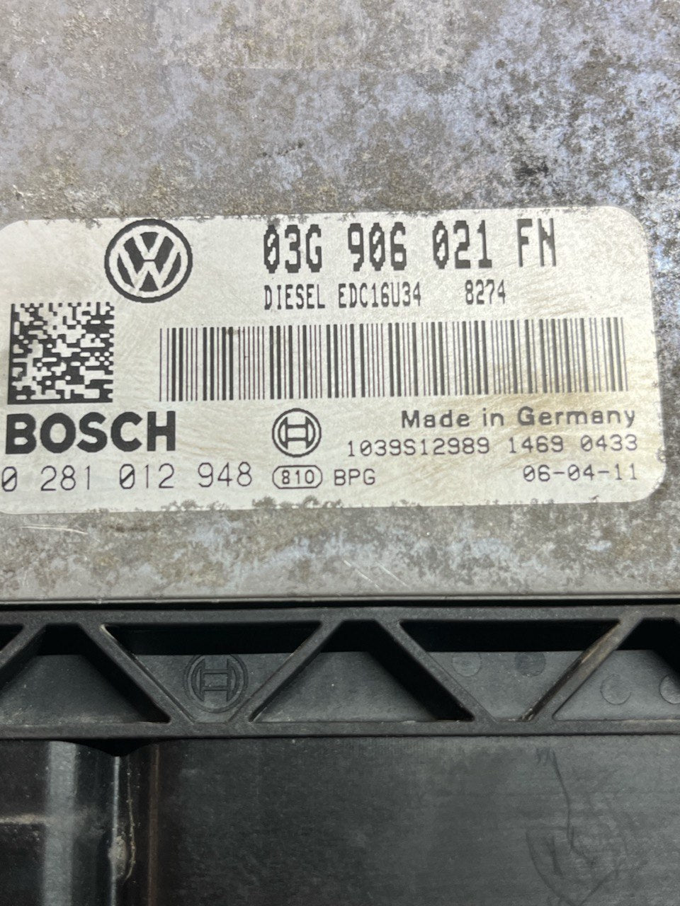Centralina ecu motore Volkswagen Golf V 2.0 Diesel (2003-2008) cod.03G906021FN