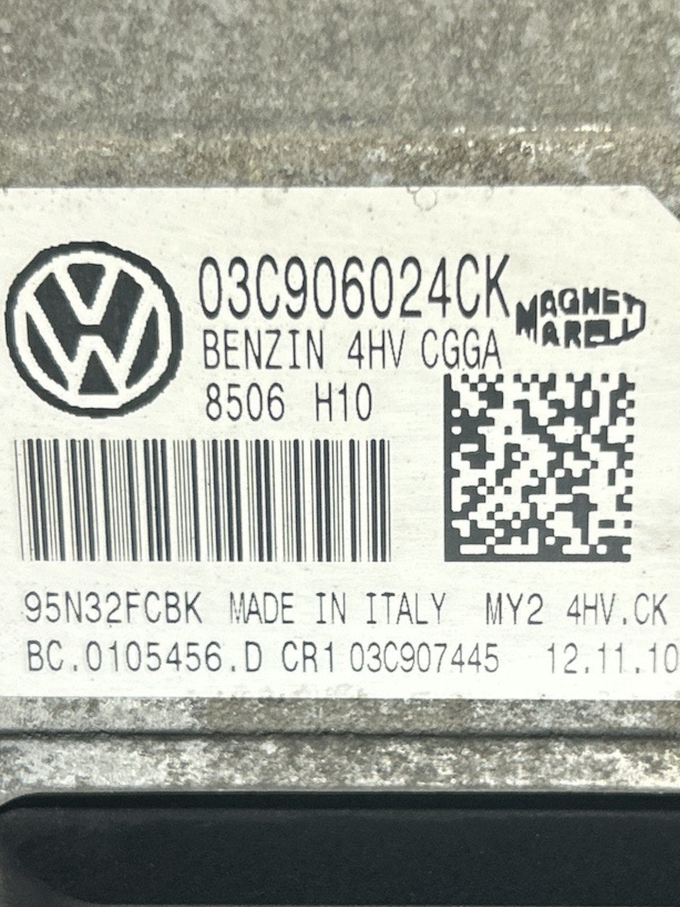 Centralina ECU Motore Volkswagen Golf VI 1.4 Benzina (2008 > 2012) cod.03C906024CK