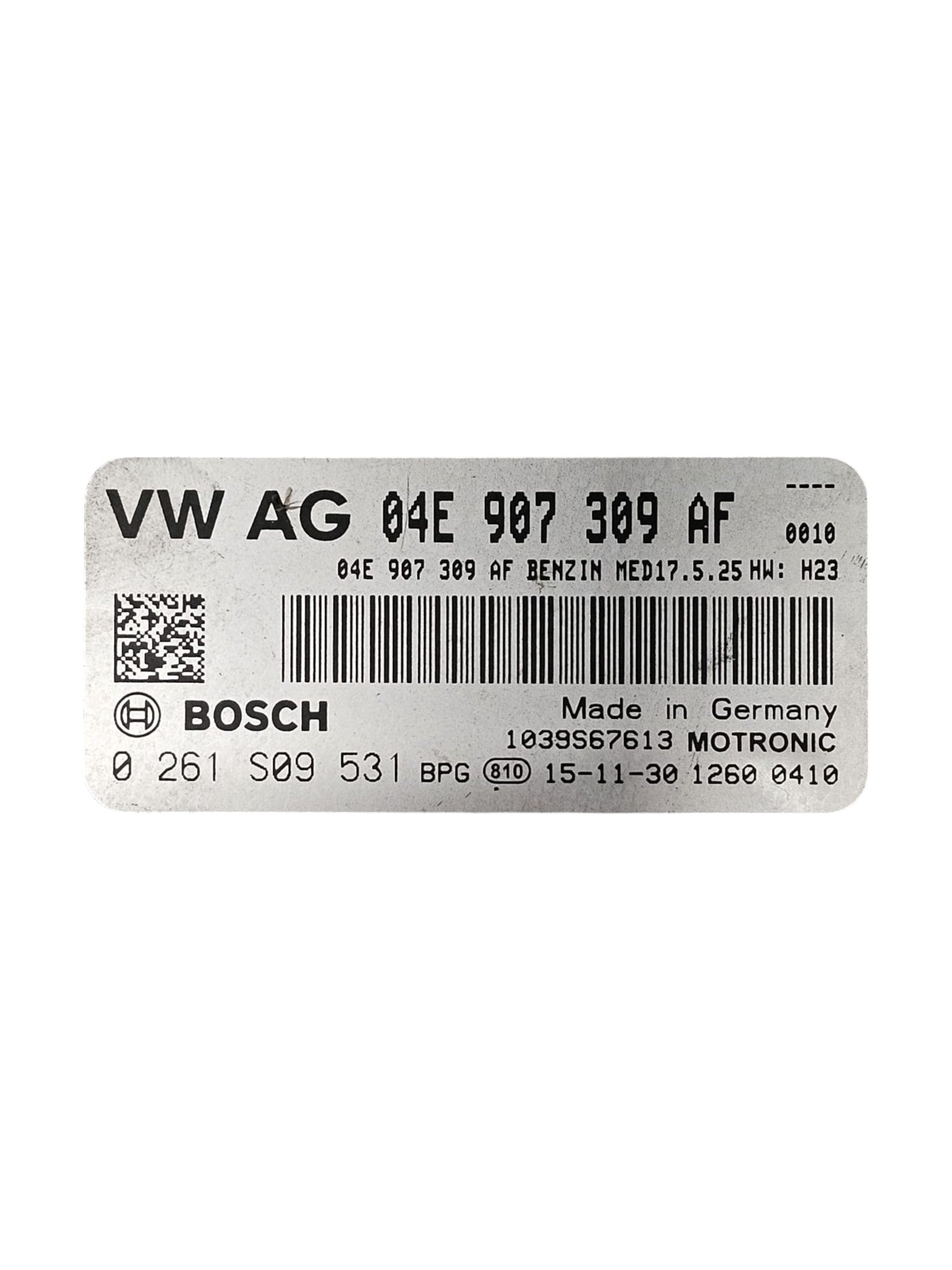 Centralina ECU Motore Volkswagen Polo 6R 1.2 Benzina Cod:04E907309AF (2009-2017)