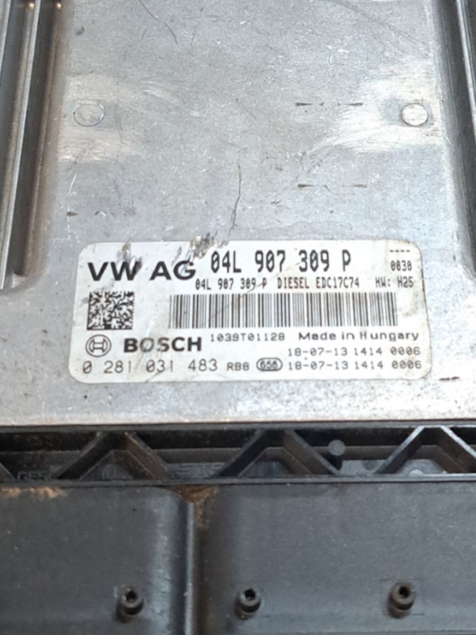 Centralina Ecu Motore Volkswagen Tiguan AD1 / Golf 7 / Touran 2.0 TDI (2016>) COD:04L907309P