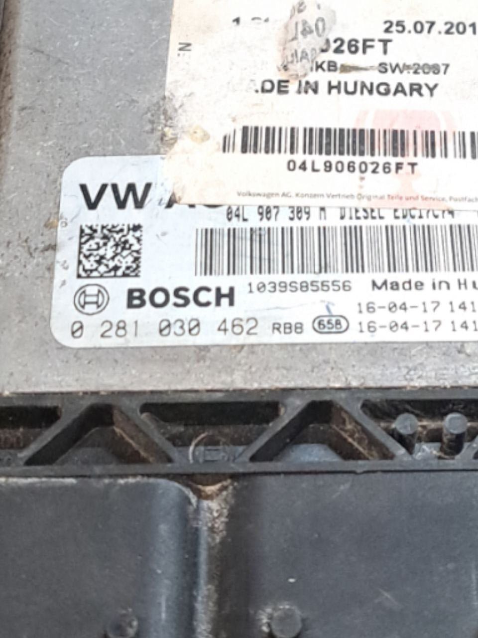 Centralina Ecu Motore Volkswagen Touran 2.0 TDI (2014>) COD:04L907309M