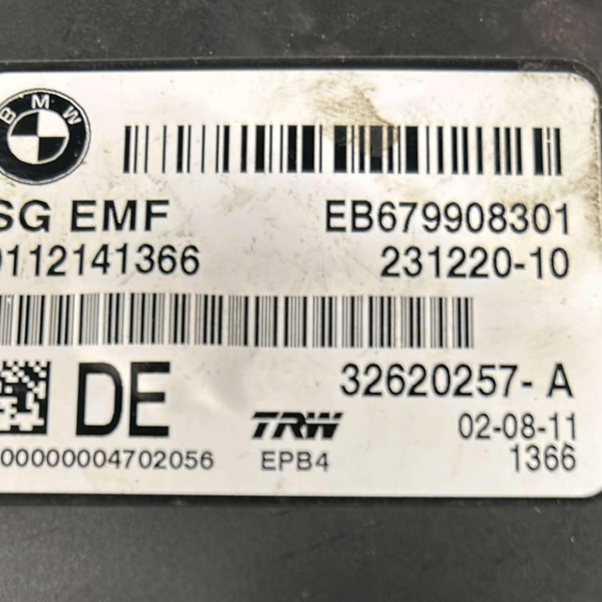 Centralina freno Di Stazionamento Bmw Serie 6 cod:32620257-A (2012 > 2018)