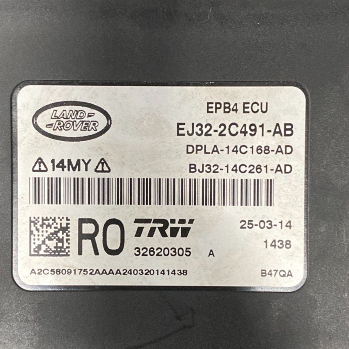 Centralina freno stazionamento range rover evoque l538 (2011-2018) Cod: ej32-2c491-ab