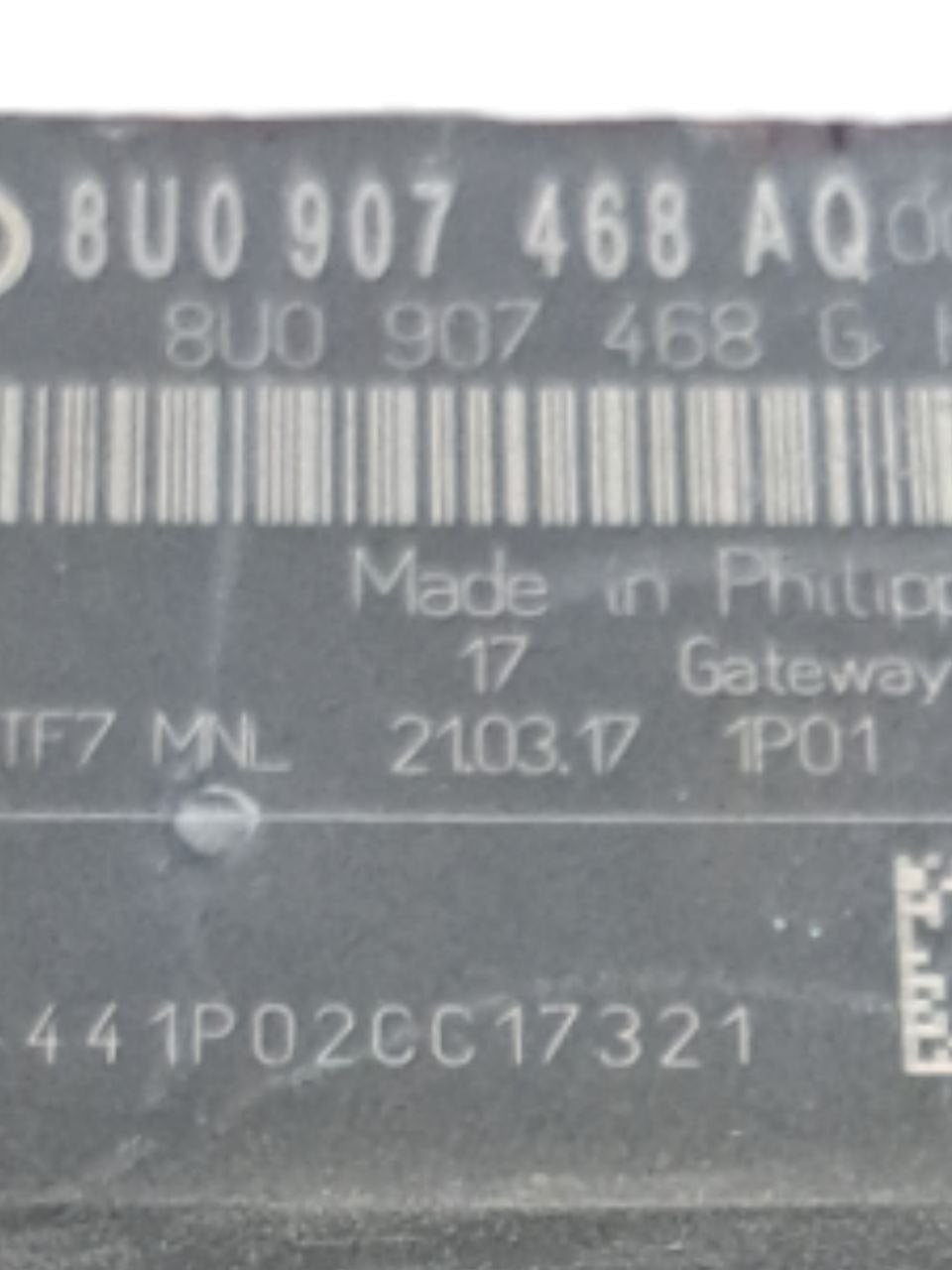 Centralina Gateway Audi A1 8X (2010-2018) COD:8U0907468AQ