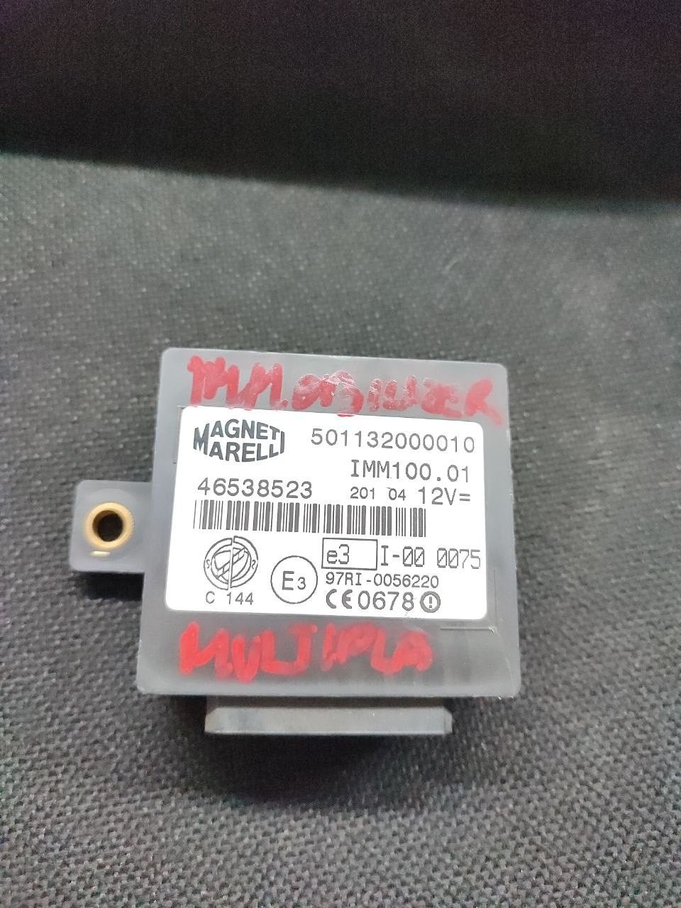 Centralina Immobilizer avviamento Fiat Multipla 1.9 jtd cod 46538523