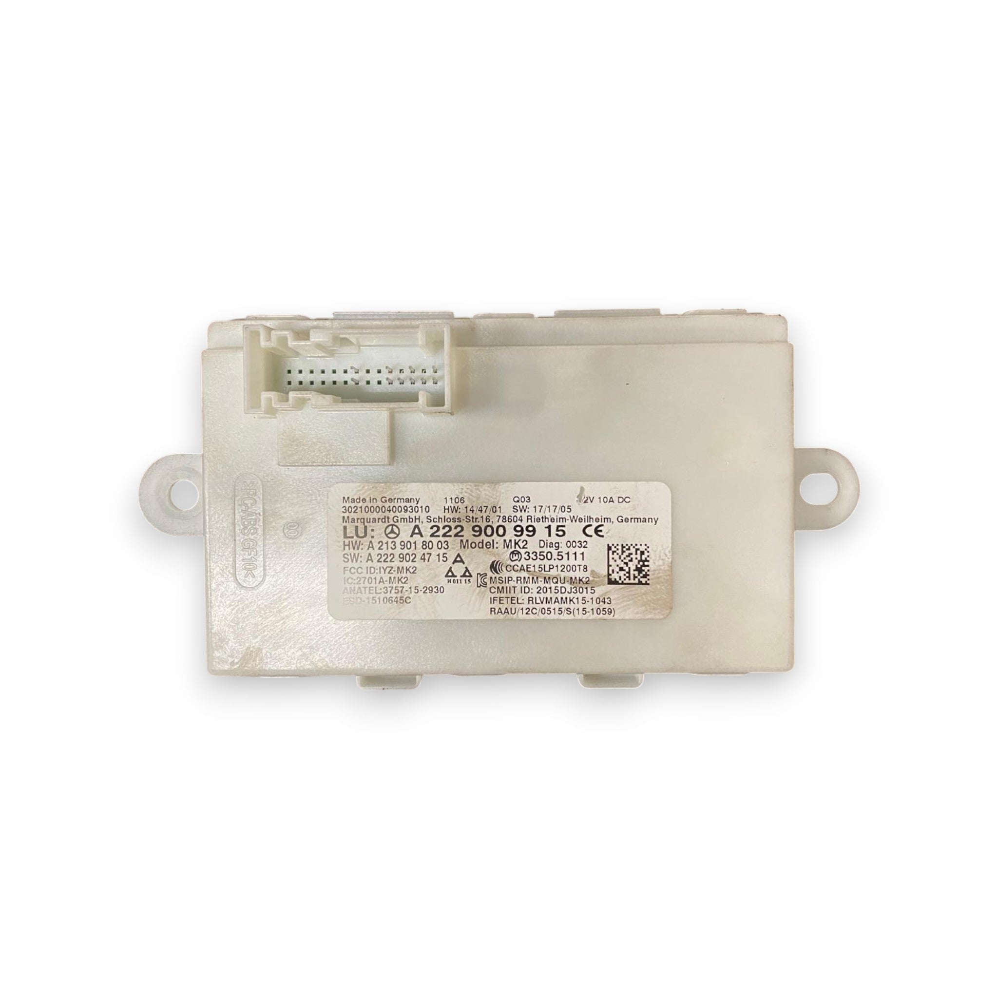 Centralina keyless Mercedes-Benz GLC X253 (2015-2023) Cod: A2229009915