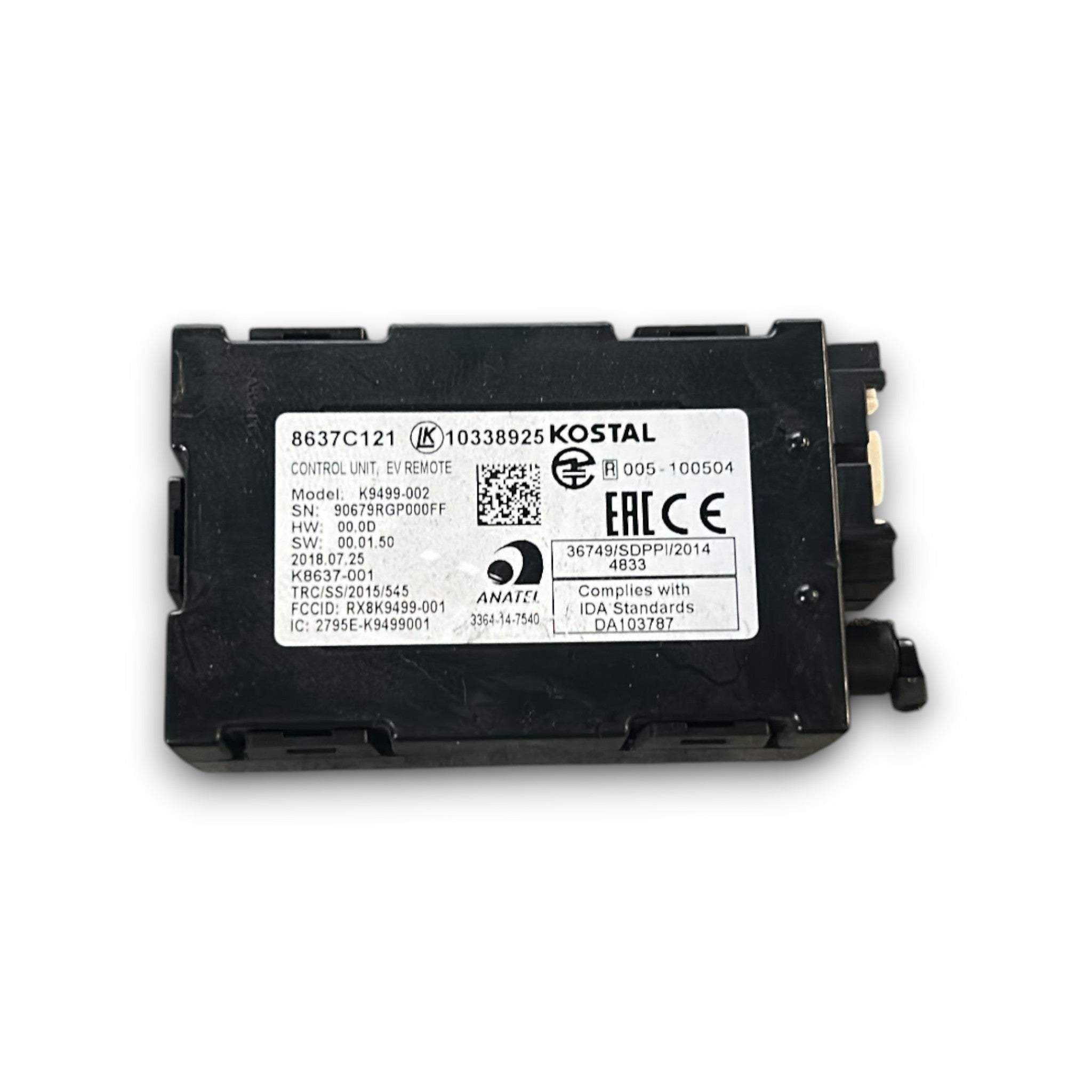 Centralina Keyless Mitsubishi Outlander III cod.8637C121 (2019 > 2021)