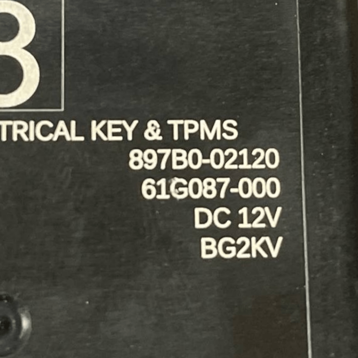 Centralina Keyless Toyota Corolla E210 (2018 -) cod: 897B0-02120