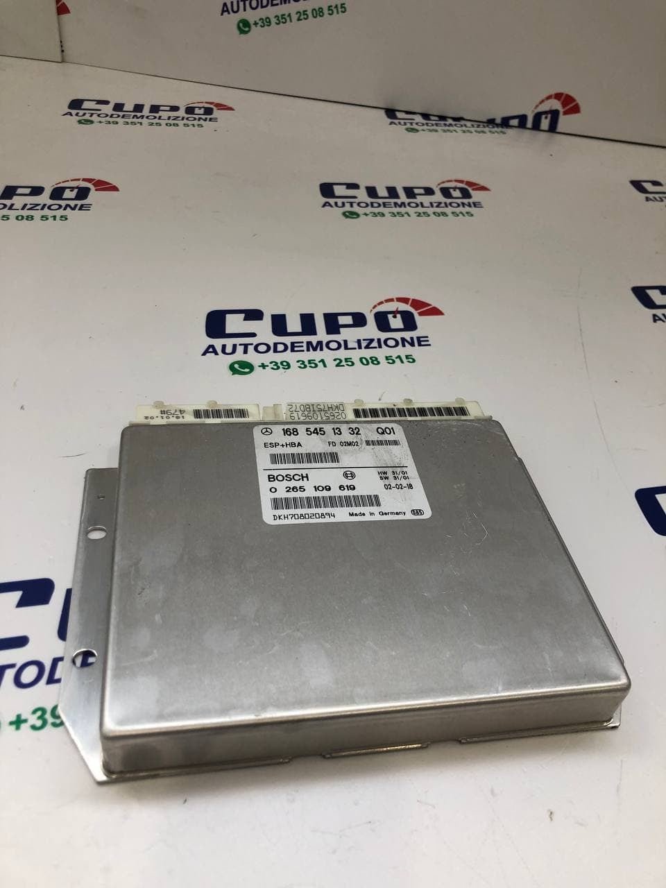 Centralina Mercedes ESP + HBA controllo di stabilità classe A W168 0 265 109 619