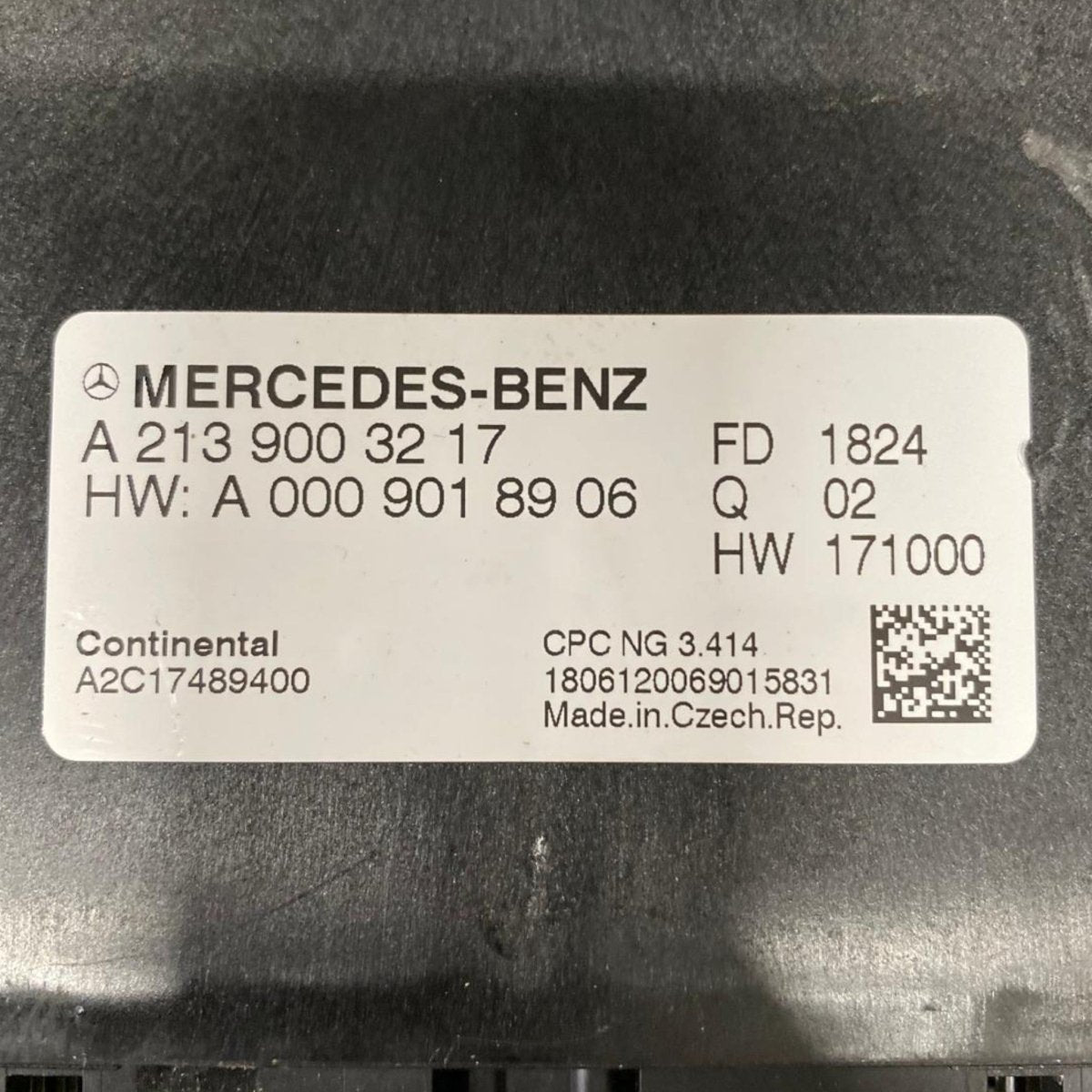 Centralina / modulo cambio automatico Mercedes-Benz Classe A W177 (2018-) Cod: a2139003217