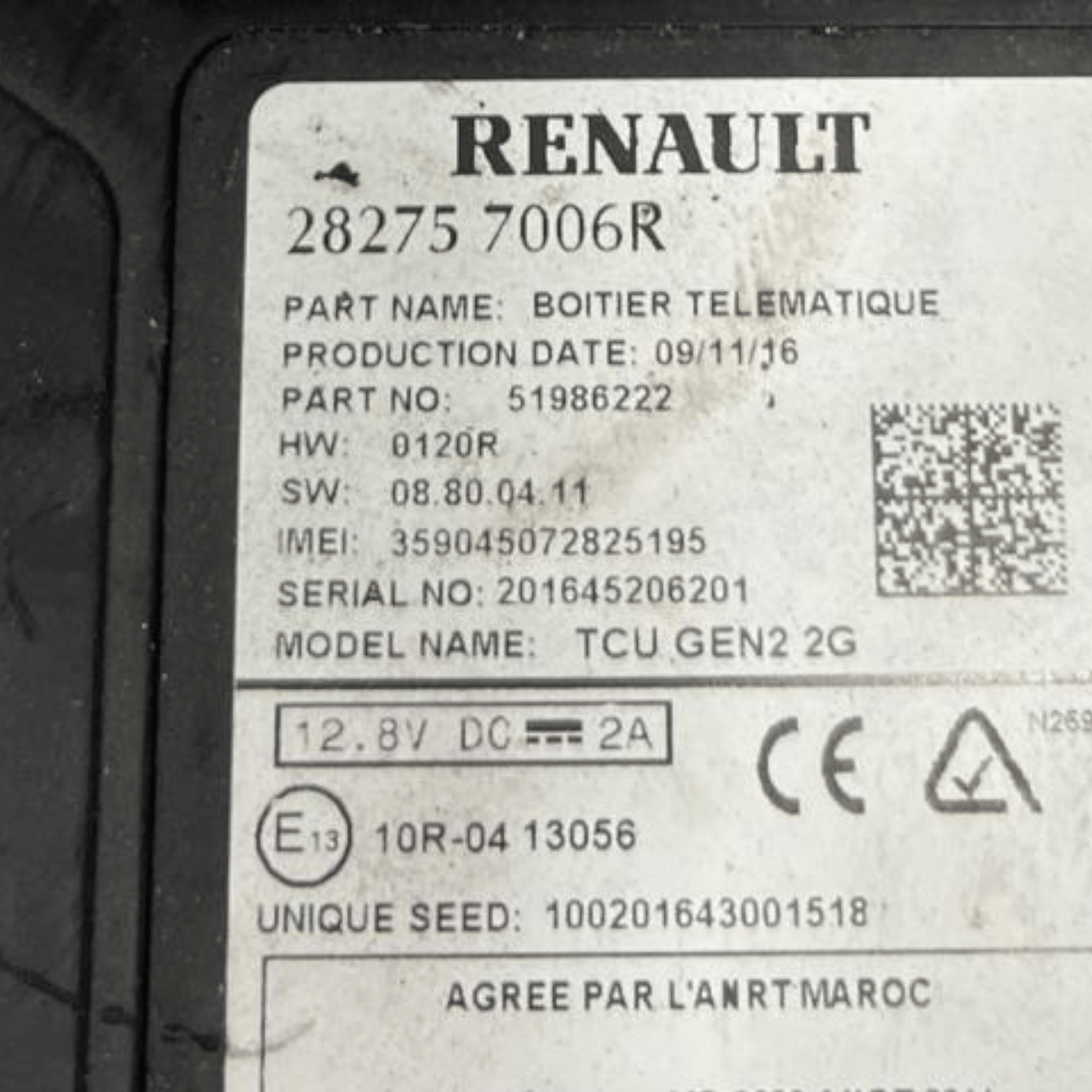 Centralina / Modulo Comfort Renault Captur I 1.5 Diesel (2013 al 2019) cod: 282757006R