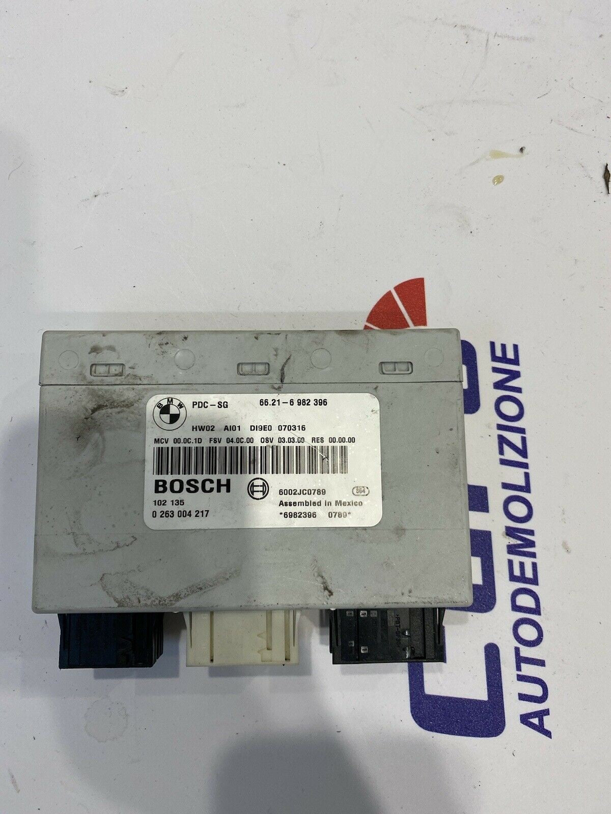 Centralina Modulo Park Assist bmw serie 1 E87 0263004217