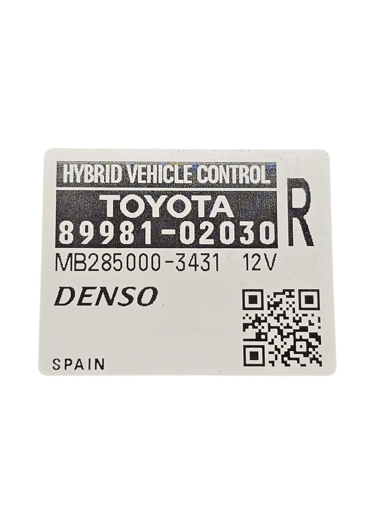 Centralina ECU Motore Toyota Auris E180 1.8 Hybrid Cod:8998102030 (2012-2018)