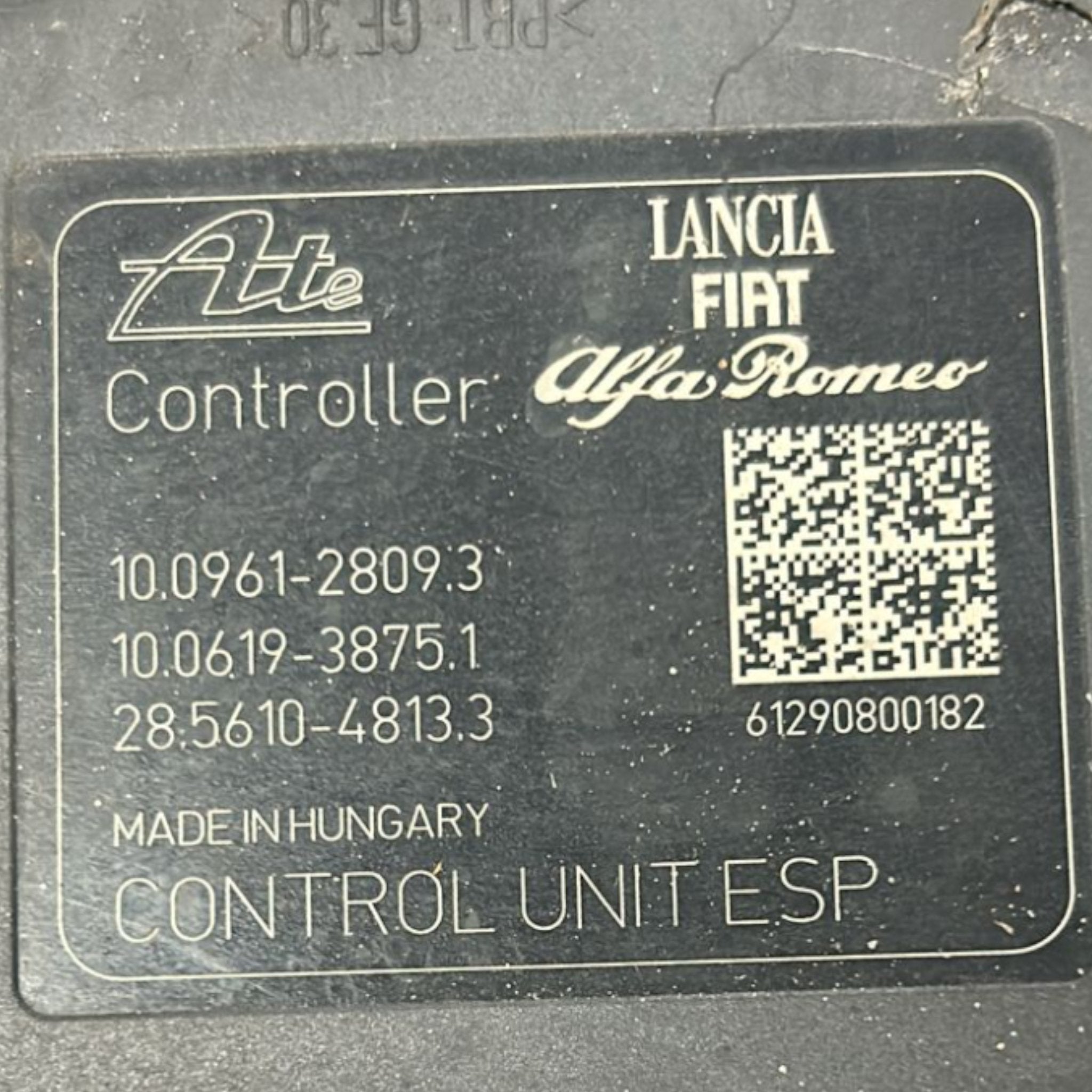 Centralina / Pompa ABS Alfa Romeo Giulietta cod.51913822 2.0 Diesel (2010 > 2020) cod.100961-28093