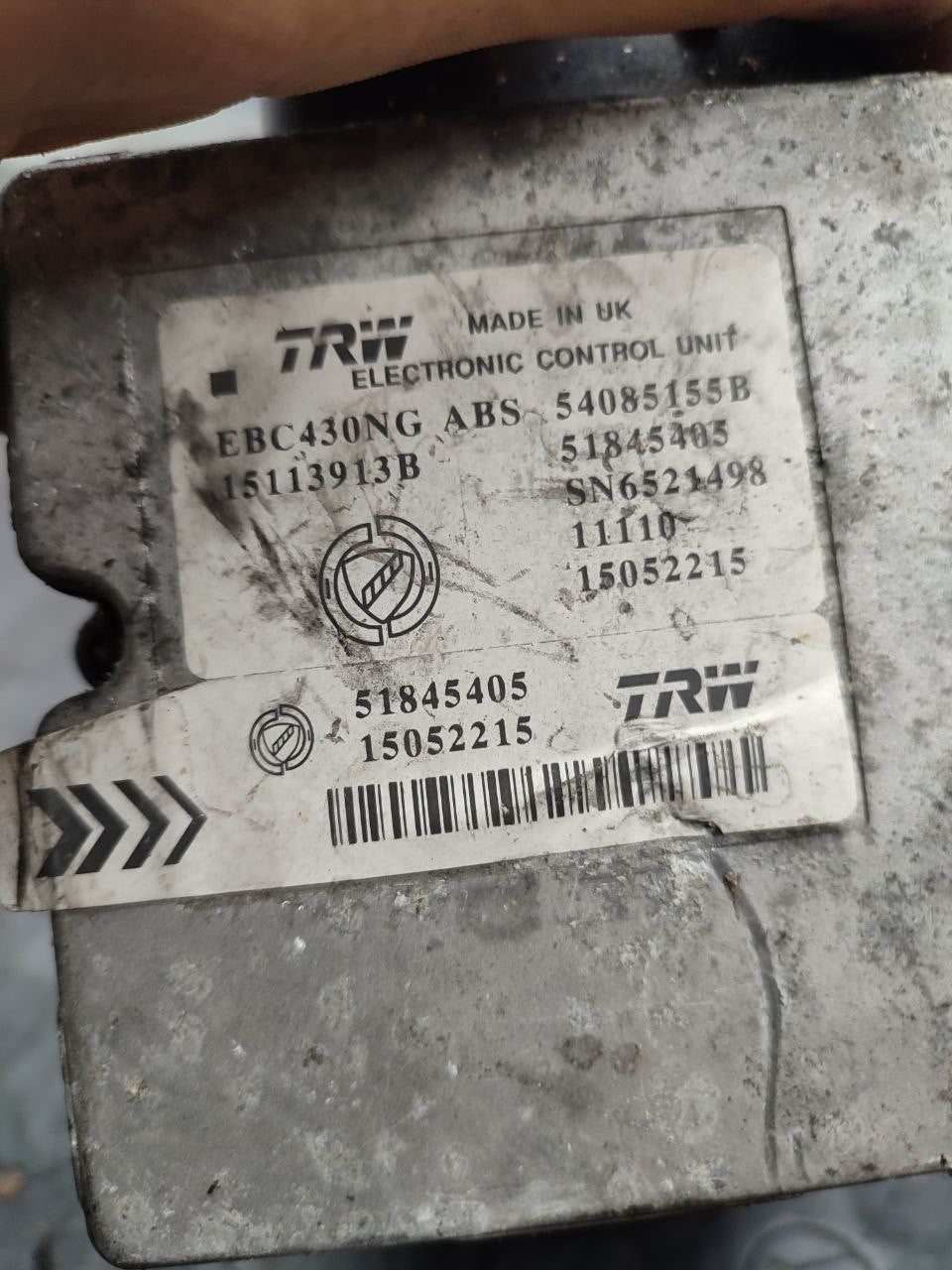 Centralina pompa abs Lancia Ypsilon ( 2007 ) cod 51845405