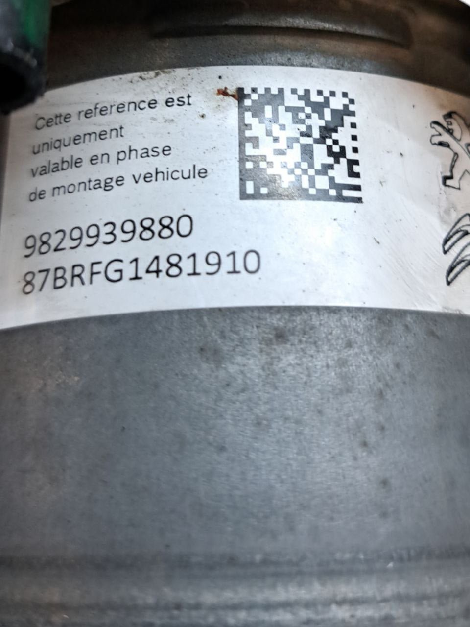 Centralina Pompa ABS Peugeot Partner 1.6D (2012) COD:9829939880-0265290598