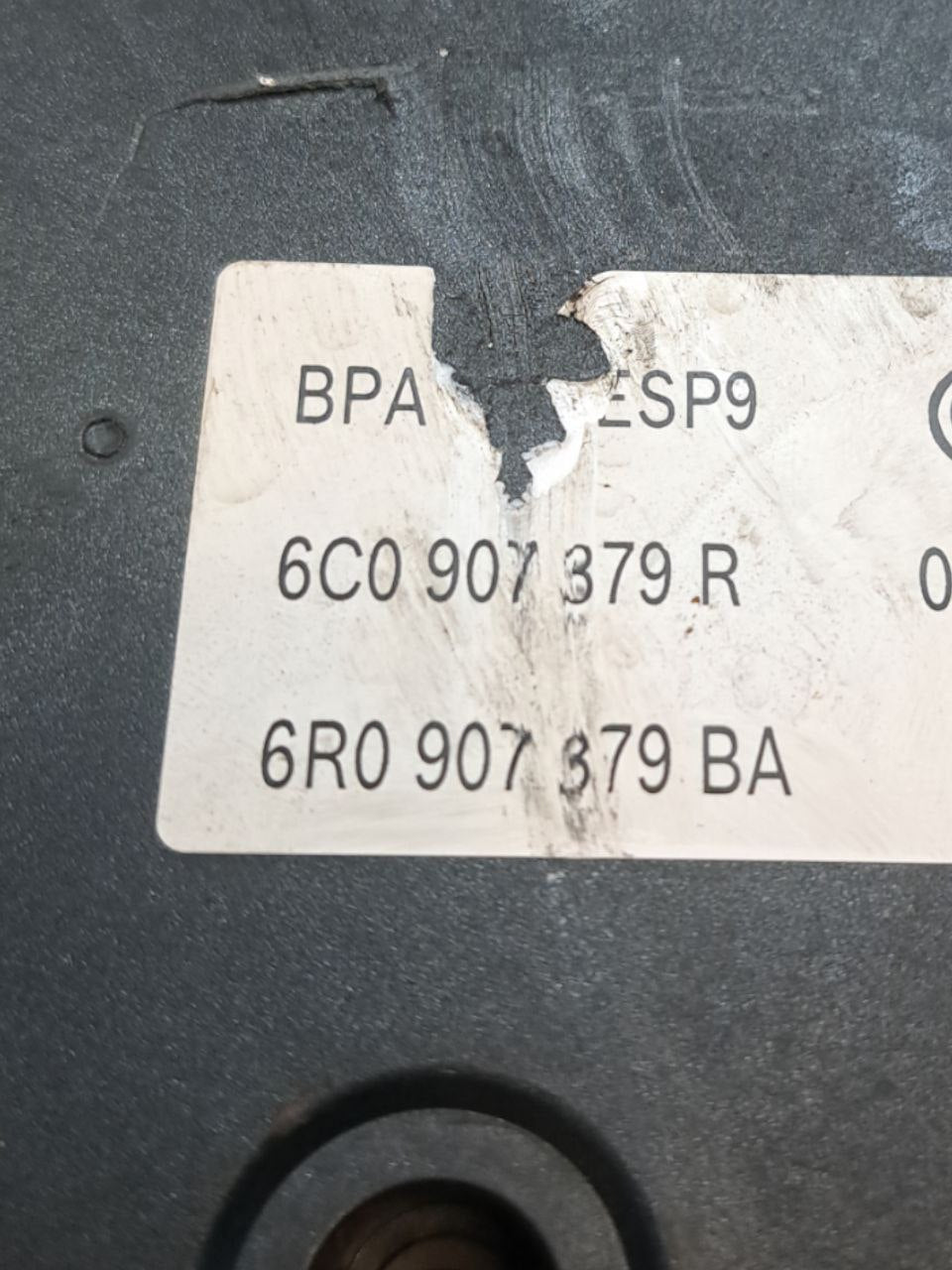 Centralina Pompa ABS Seat Ibiza / Audi I A1 1.4-1.2 Benzina (2015) COD:6C0614517R-6C0907379R-6R0907379BA-0265956084